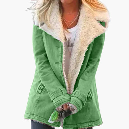 High-collar full-zip everyday winter jacket for women | Norvella -2