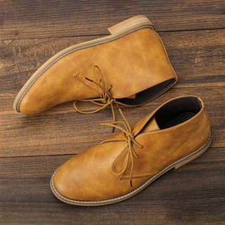 Elvarin | Men's Leather Chukka Boots with Cushioned Insole