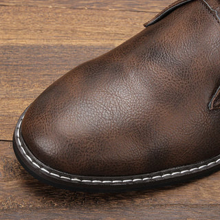 Elvarin | Men's Leather Chukka Boots with Cushioned Insole