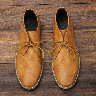 Elvarin | Men's Leather Chukka Boots with Cushioned Insole