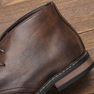 Elvarin | Men's Leather Chukka Boots with Cushioned Insole