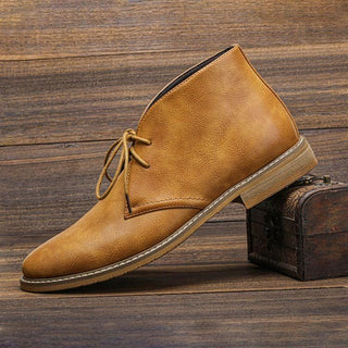 Elvarin | Men's Leather Chukka Boots with Cushioned Insole