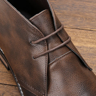 Elvarin | Men's Leather Chukka Boots with Cushioned Insole