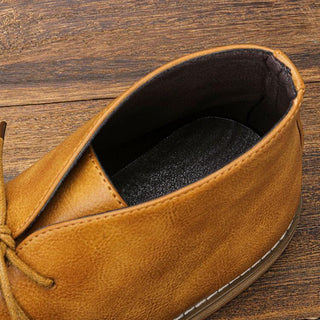 Elvarin | Men's Leather Chukka Boots with Cushioned Insole