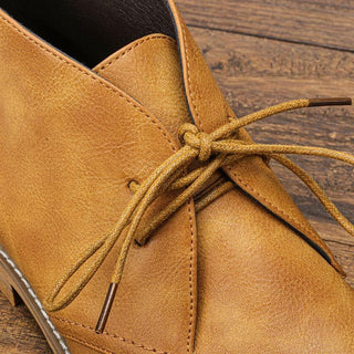 Elvarin | Men's Leather Chukka Boots with Cushioned Insole
