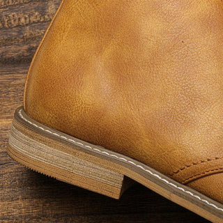 Elvarin | Men's Leather Chukka Boots with Cushioned Insole