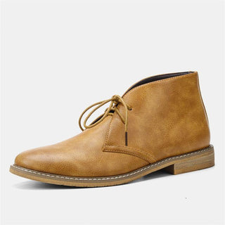 Elvarin | Men's Leather Chukka Boots with Cushioned Insole