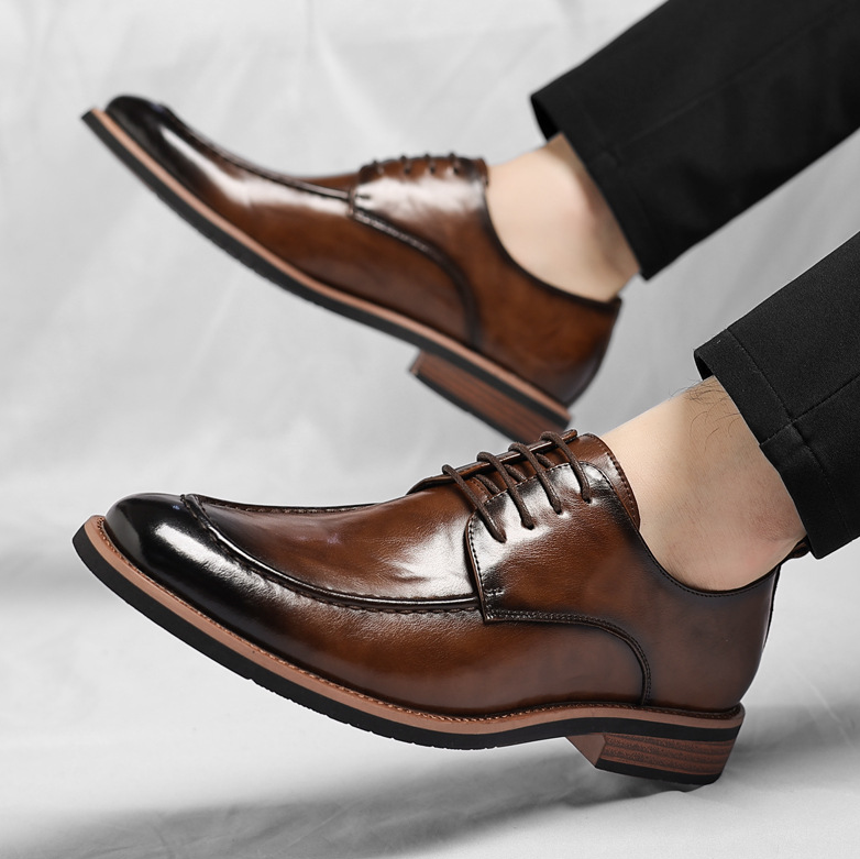Classic leather smart dress shoes for men | Regency -4