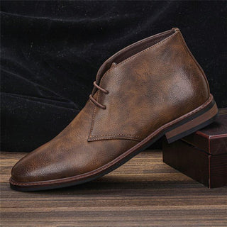 Elvarin | Men's Leather Chukka Boots with Cushioned Insole