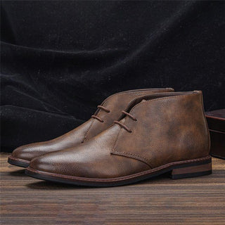 Elvarin | Men's Leather Chukka Boots with Cushioned Insole