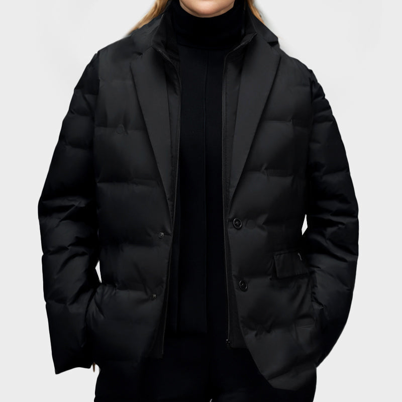 Lightweight insulated wind-resistant city jacket for women | Downtown Elise -3