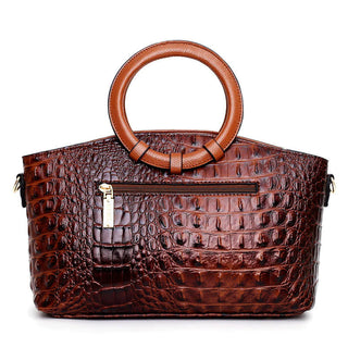 Crocodile-embossed crossbody everyday bag for women | Elise Heritage -4