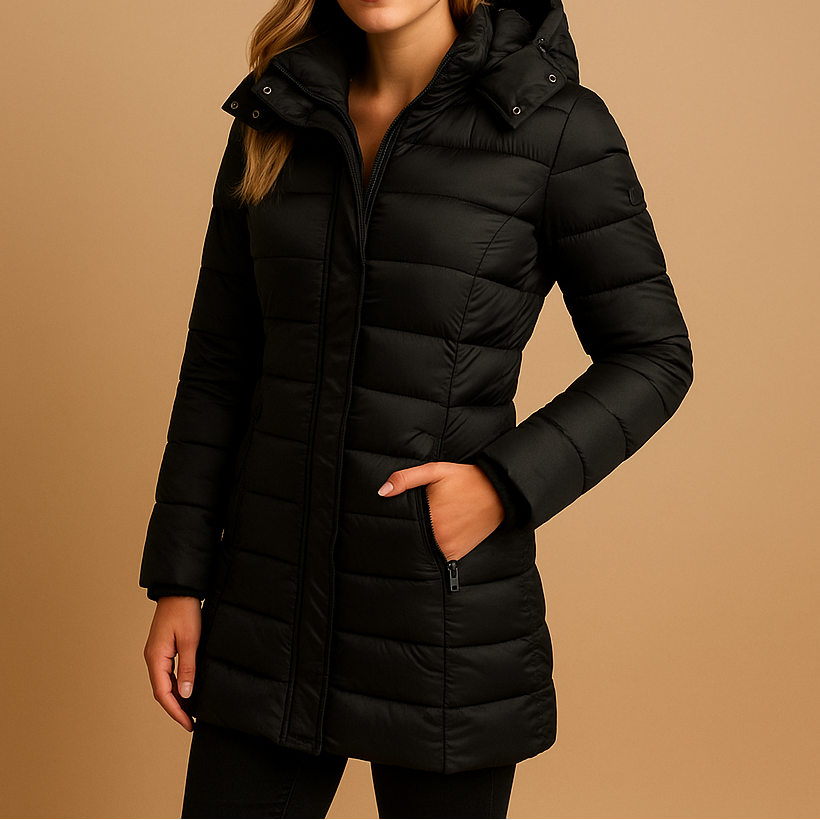 Warm insulated casual jacket for women | Elize Aurielle -1