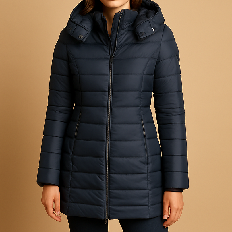 Warm insulated casual jacket for women | Elize Aurielle -4