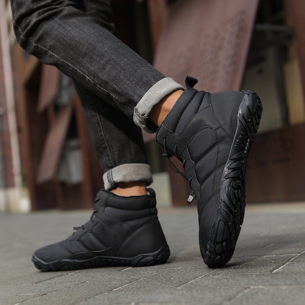 Silviana | Insulated Non Slip Winter Barefoot Boots