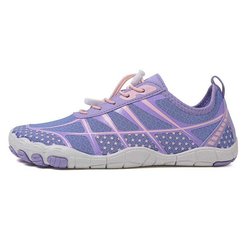 Terezelle | Low Profile Lace Up Barefoot Sneakers