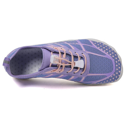 Terezelle | Low Profile Lace Up Barefoot Sneakers