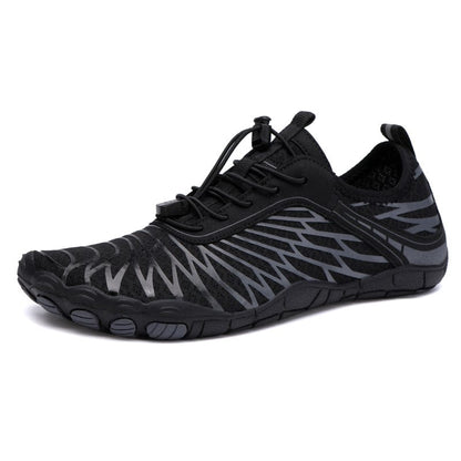 Hazel | Black Barefoot Sneaker