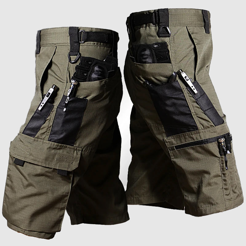 Cargo shorts zip-fly multi-pocket for men | Delta Felix -3