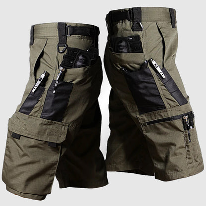 Cargo shorts zip-fly multi-pocket for men | Delta Felix -3