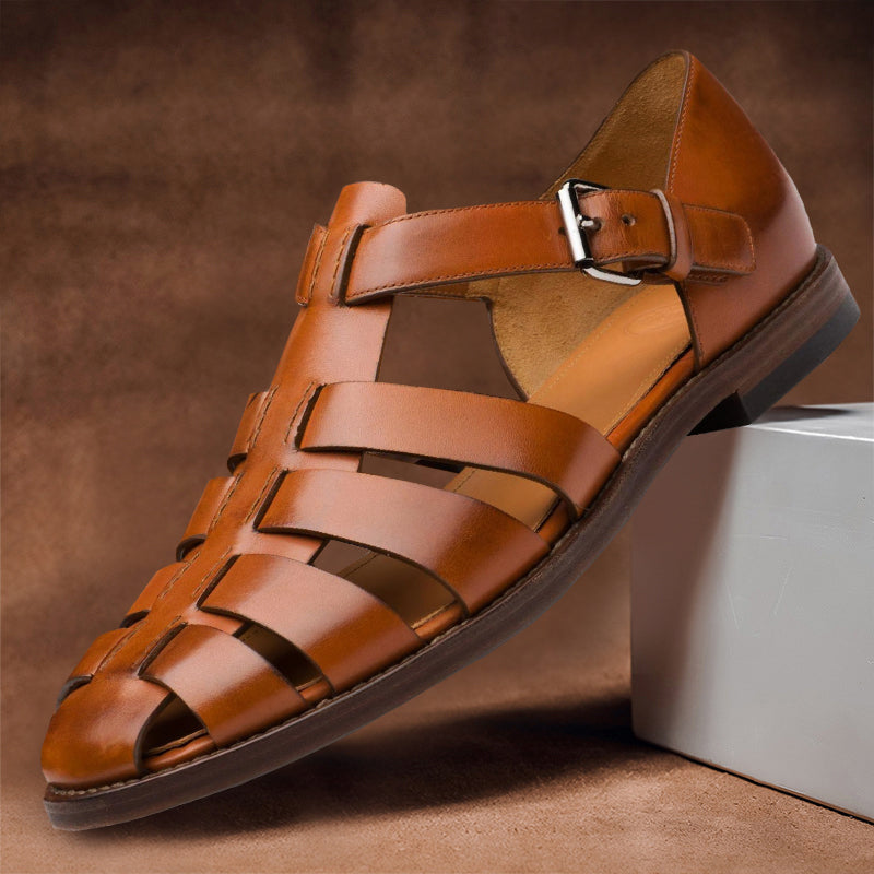Classic fisherman slip-on sandals for men | Felix Grant -3