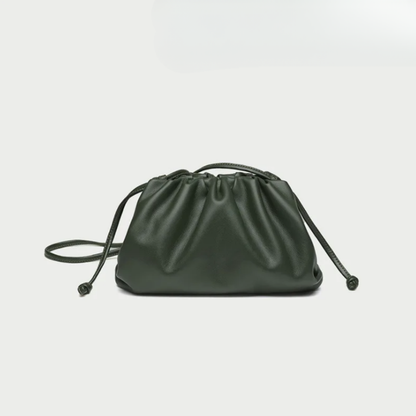 Verlaine | Women's Ruched Dumpling Clutch Bag