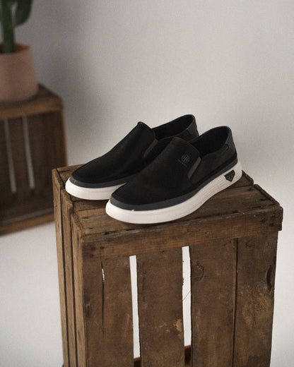 Full-grain leather slip-on shoes for men | The Whitman -2