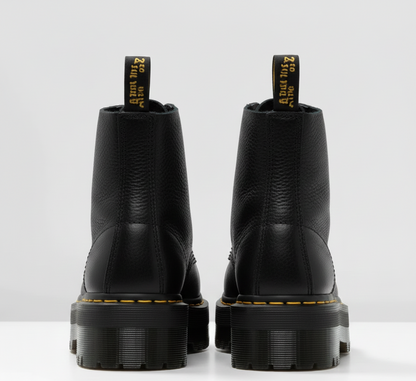Leather zip unisex boots for women | Valerios -3