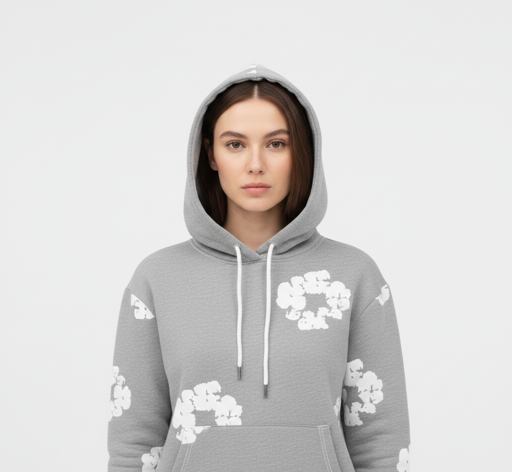 Printed cotton unisex tracksuit set for women | Valerios -4