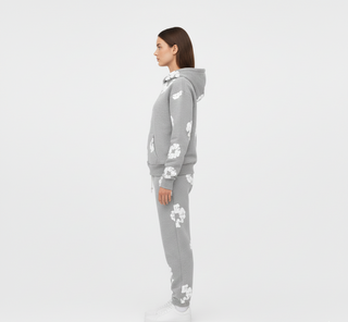 Printed cotton unisex tracksuit set for women | Valerios -2