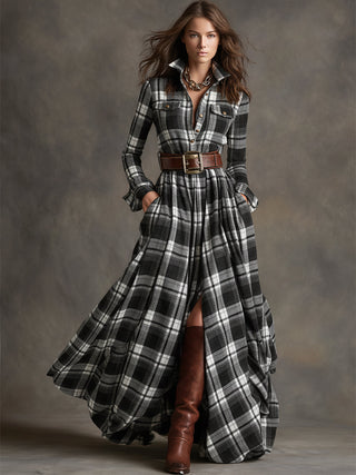 Classic elegant everyday shirt dress for women | Evelynne -12