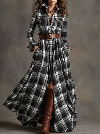 Classic elegant everyday shirt dress for women | Evelynne -4