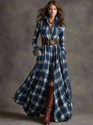 Classic elegant everyday shirt dress for women | Evelynne -13