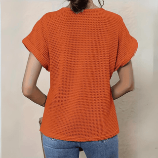Elegant Ibiza-style casual top for women | Simone -5
