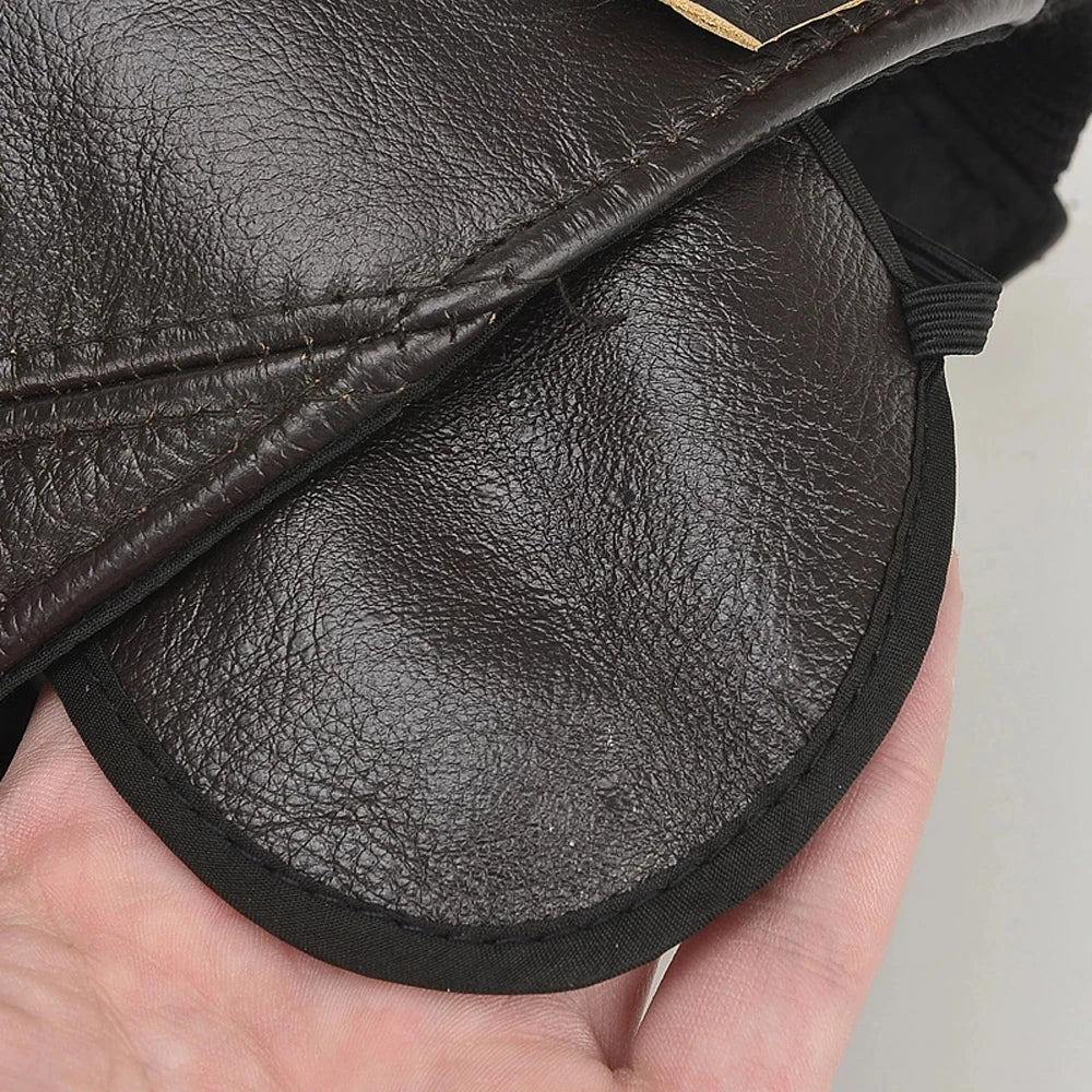 Apache Vintage Leather Cap Men| Torvain
