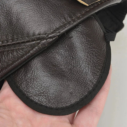 Apache Vintage Leather Cap Men| Torvain