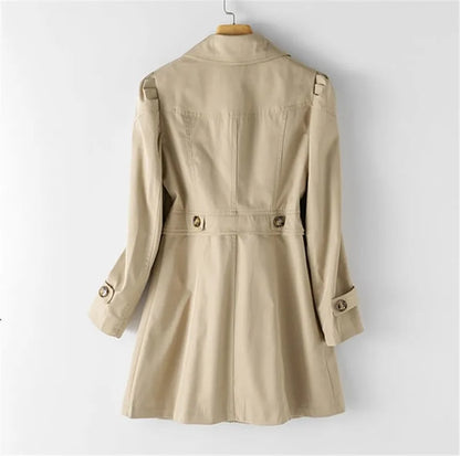 Premium cashmere trench coat for women | Emma -5