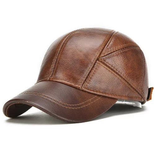 Apache Vintage Leather Cap Men| Torvain