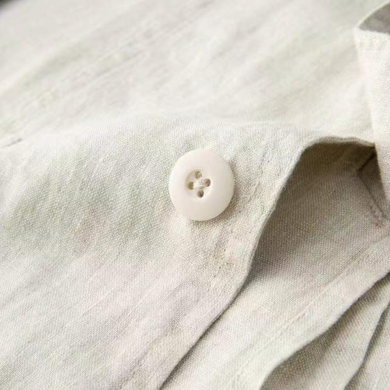 Smart linen summer suit set for men | Emilio -4