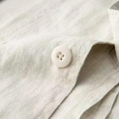 Smart linen summer suit set for men | Emilio -4
