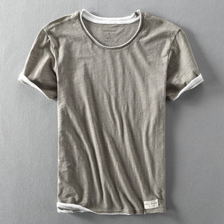 Minimal short-sleeve everyday casual shirt for men | Renzo -4