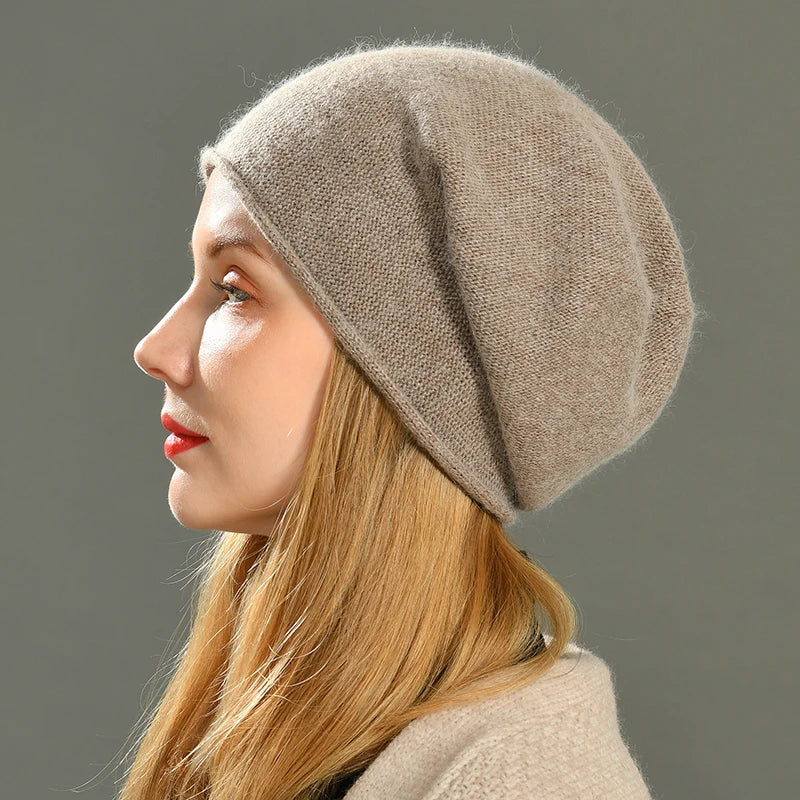 Soft classic everyday knit beanie for women | Amara -1