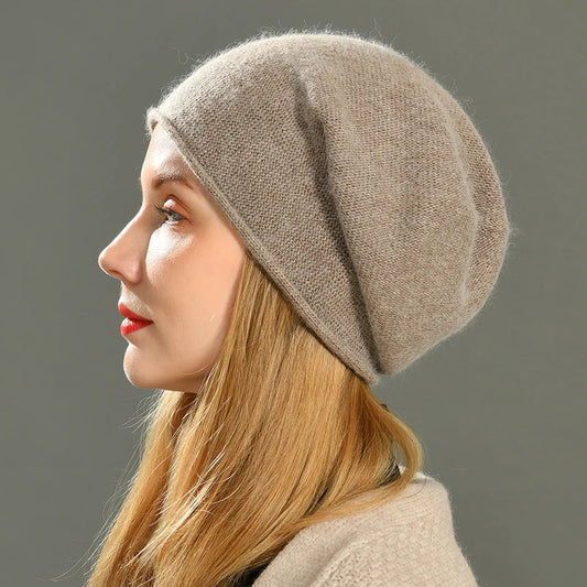 Soft classic everyday knit beanie for women | Amara -1