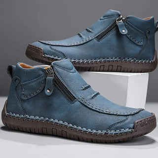 Fenwicke | Men's Ankle Boots with Side Zip Closure