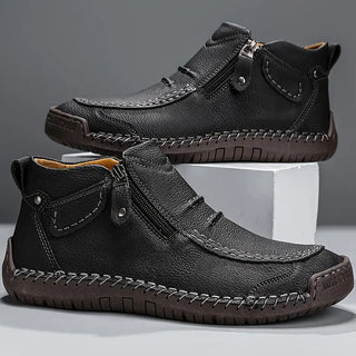 Fenwicke | Men's Ankle Boots with Side Zip Closure