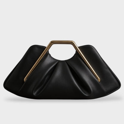Solenne | Women's Origami Fold Leather Clutch