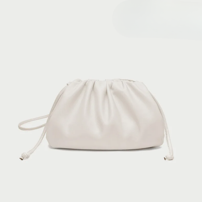 Verlaine | Women's Ruched Dumpling Clutch Bag
