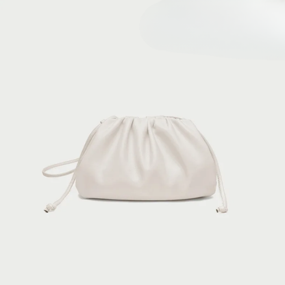 Verlaine | Women's Ruched Dumpling Clutch Bag
