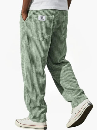 Orvane | Men's Corduroy Relaxed Fit Drawstring Pants