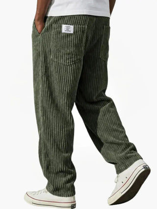 Orvane | Men's Corduroy Relaxed Fit Drawstring Pants